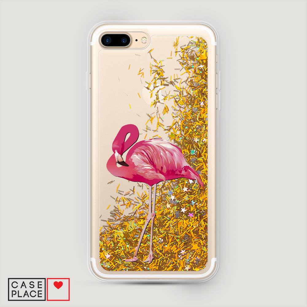 

Чехол Awog на Apple iPhone 8 Plus / Айфон 8 Plus "Застенчивый фламинго", 10990-1