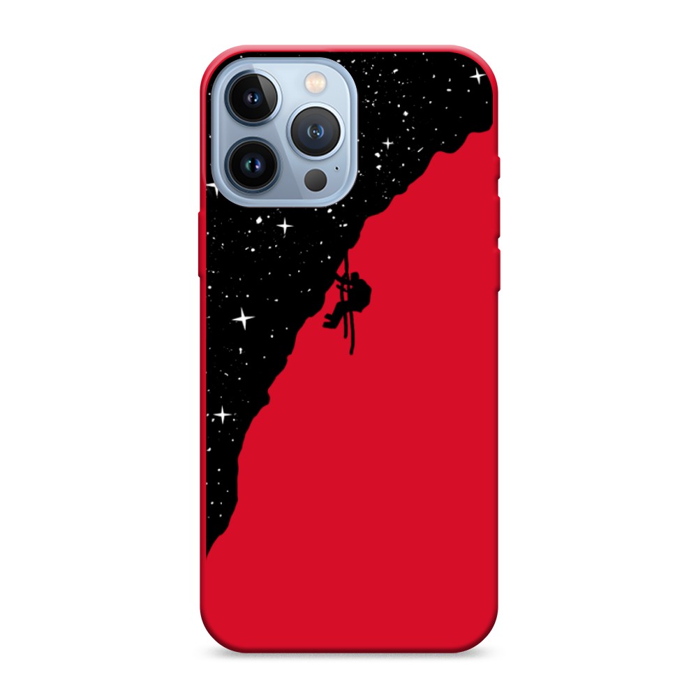 

Чехол Awog на Apple iPhone 13 Pro Max / Айфон 13 Pro Max "Скалолаз в космосе", Разноцветный, 14453-1