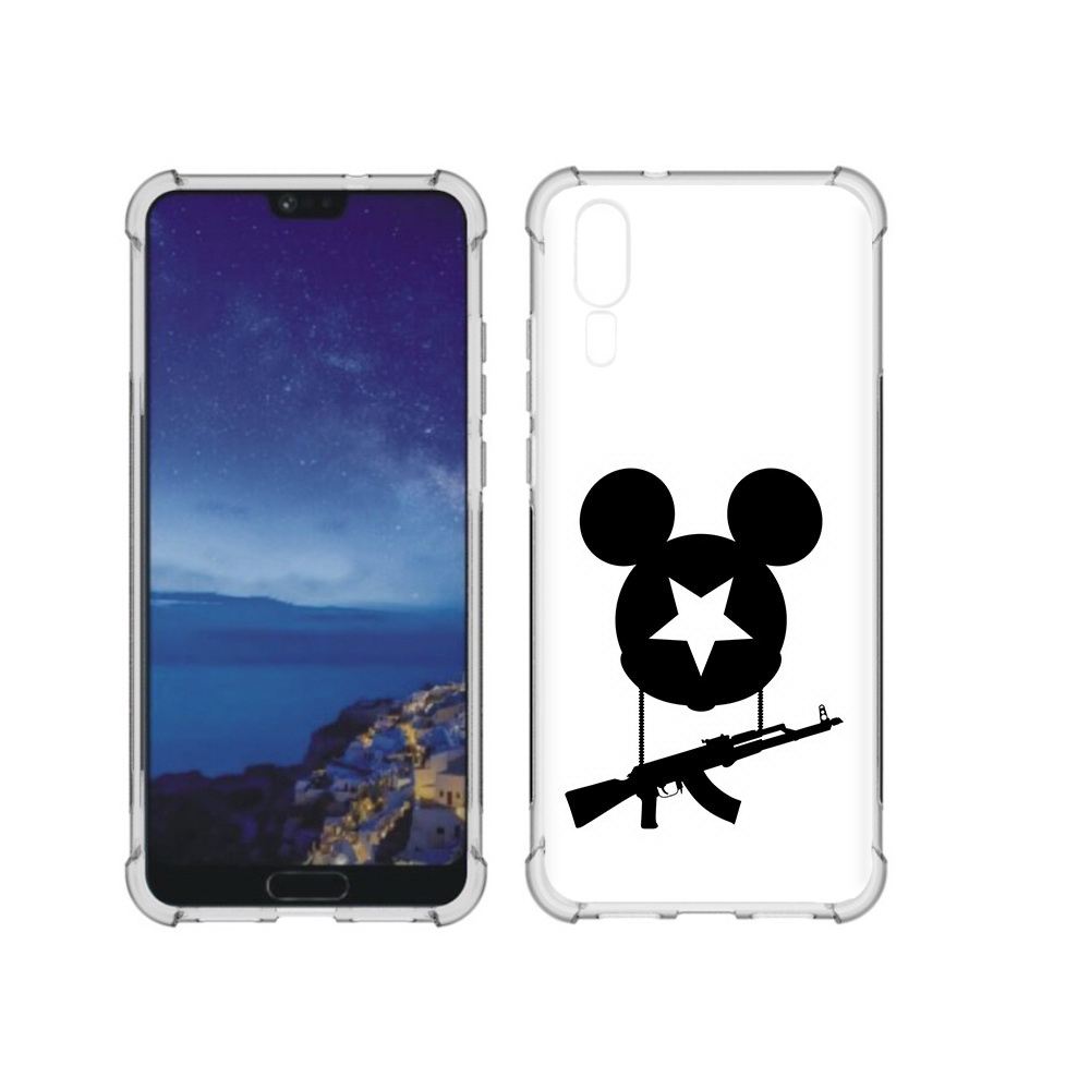 

Чехол MyPads Tocco для Huawei P20 АК Микки (PT108006.52.26), Прозрачный, Tocco