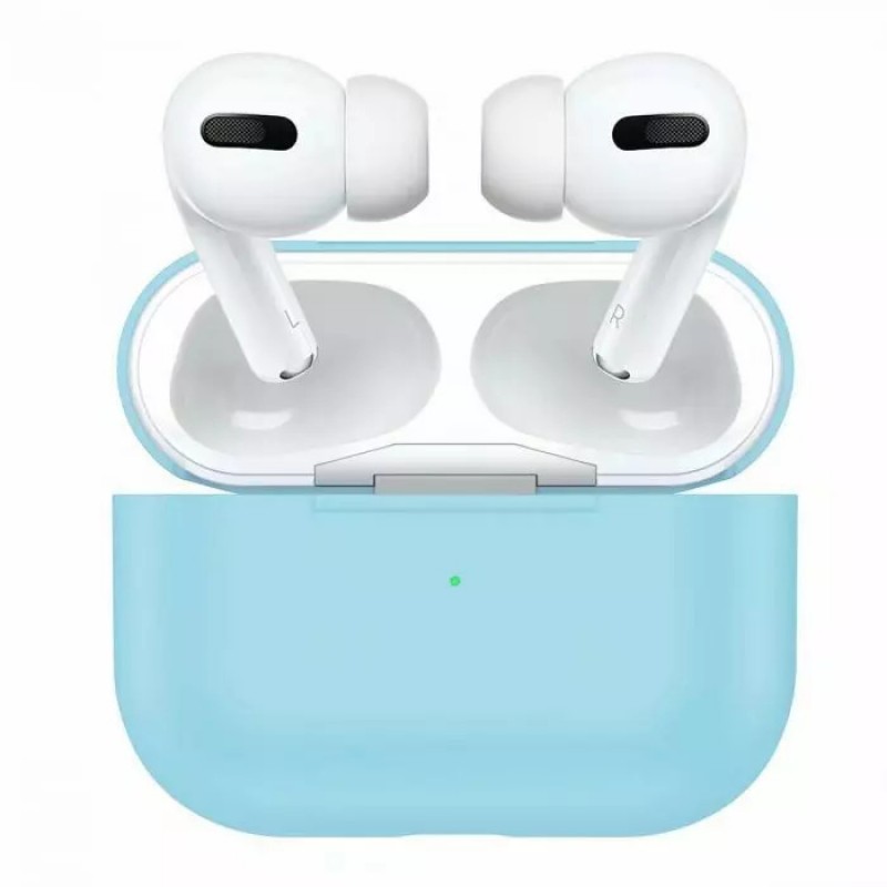 фото Чехол silicone для airpods pro turquoise nobrand