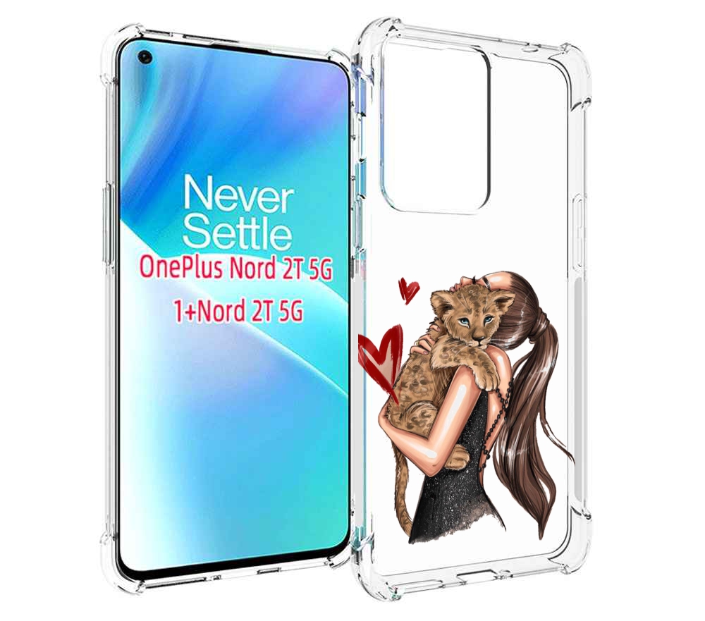

Чехол MyPads Кошачья-любовь для OnePlus Nord 2T, Прозрачный, Tocco