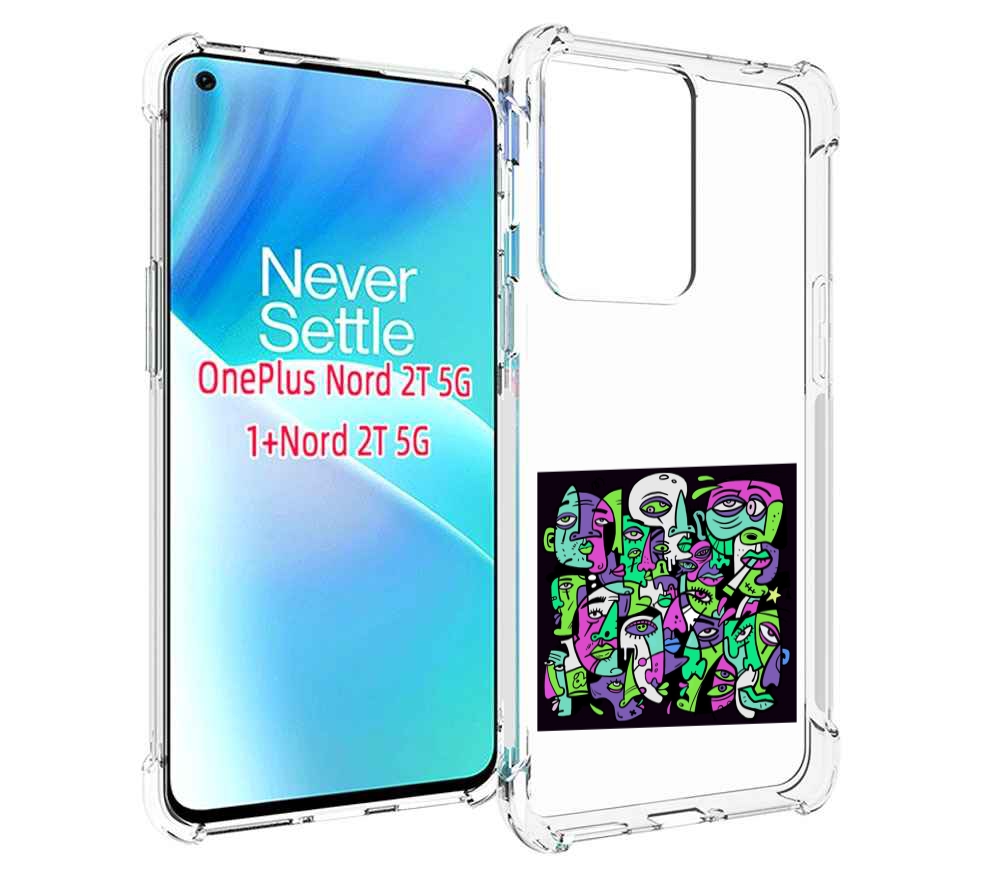 

Чехол MyPads Кривой эфир ATL для OnePlus Nord 2T, Прозрачный, Tocco