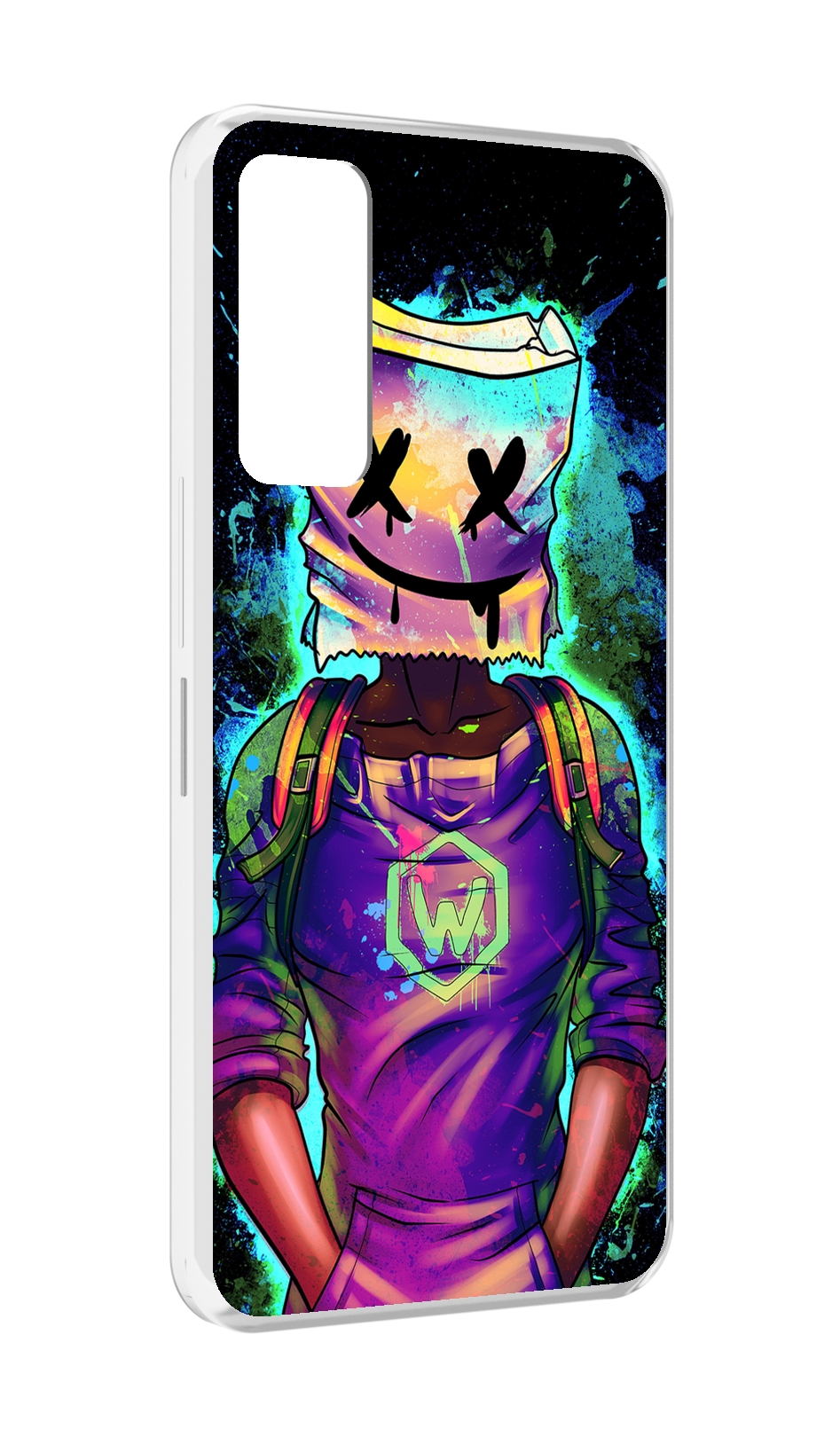 

Чехол MyPads маршмеллоу-глитч для TCL 30 / TCL 30 5G / TCL 30+ plus, Прозрачный, Tocco