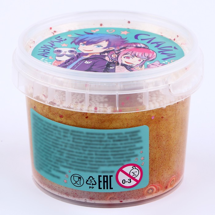 

Слайм Прихлоп Пират, Аниме 100 г, золото, Золотистый