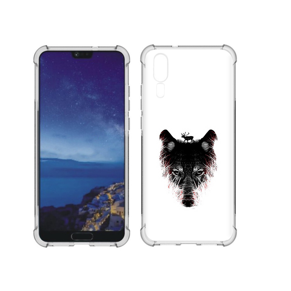 

Чехол MyPads Tocco для Huawei P20 волк в траве (PT108006.52.267), Прозрачный, Tocco