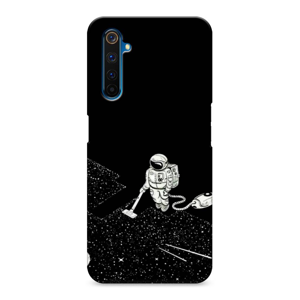 

Пластиковый чехол "Космонавт с пылесосом" на Realme 6 Pro, 252820-3