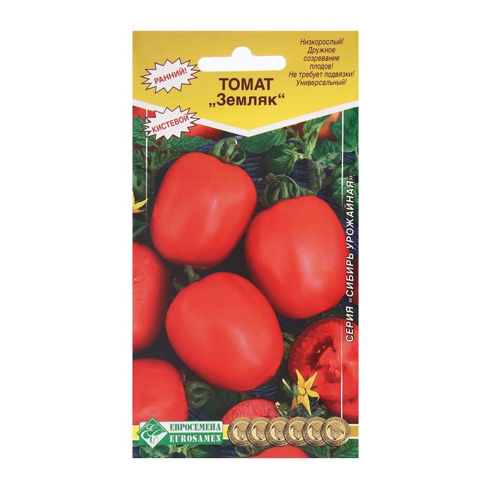 Семена томат Земляк Евросемена 9395577-6p 1 уп.