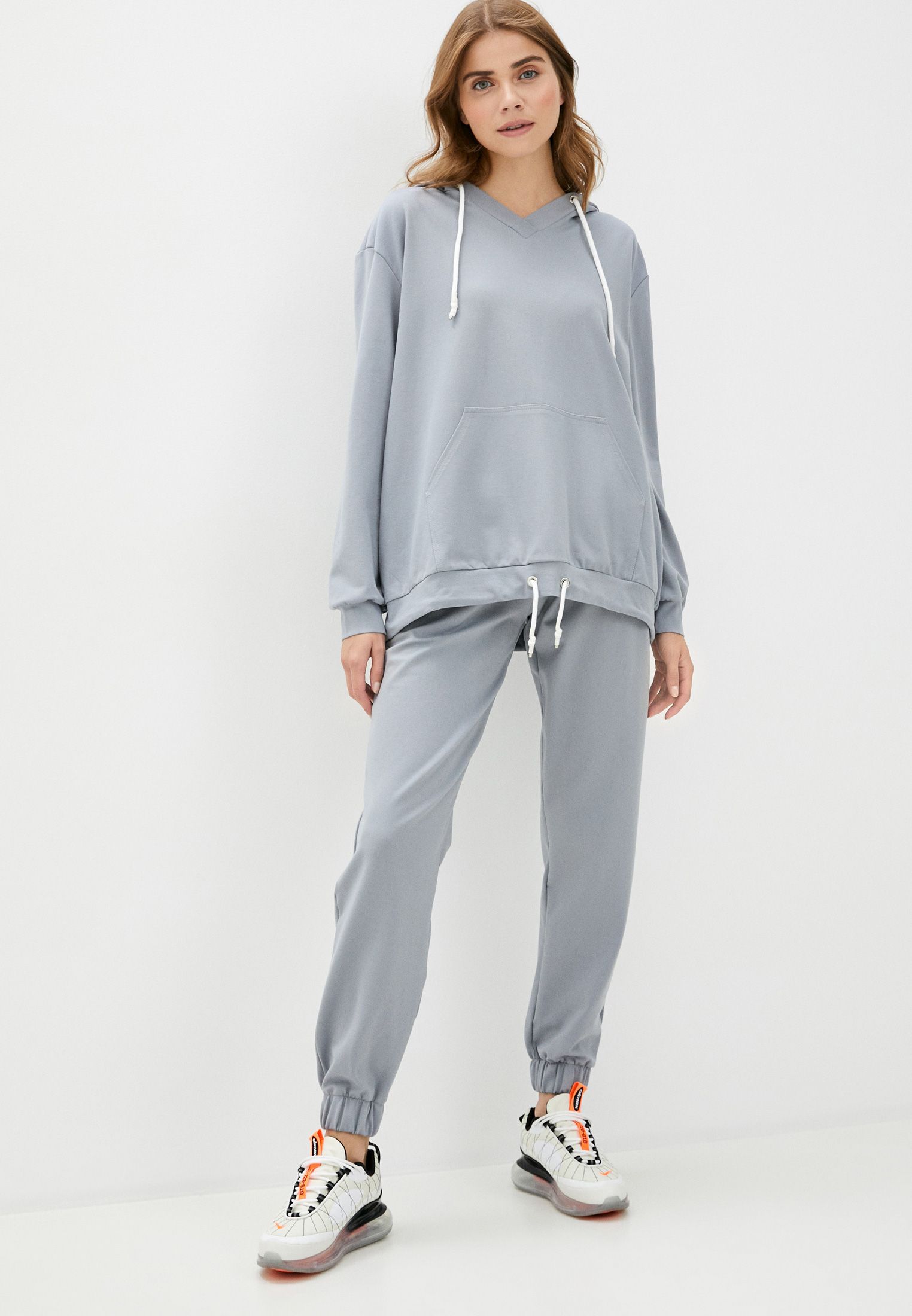 

Костюм женский MALAEVA Z-SS012-55 серый XL, Z-SS012-55