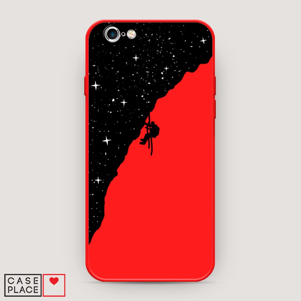 

Чехол Awog на Apple iPhone 6S / Айфон 6S "Скалолаз в космосе", Разноцветный, 0104S53-1
