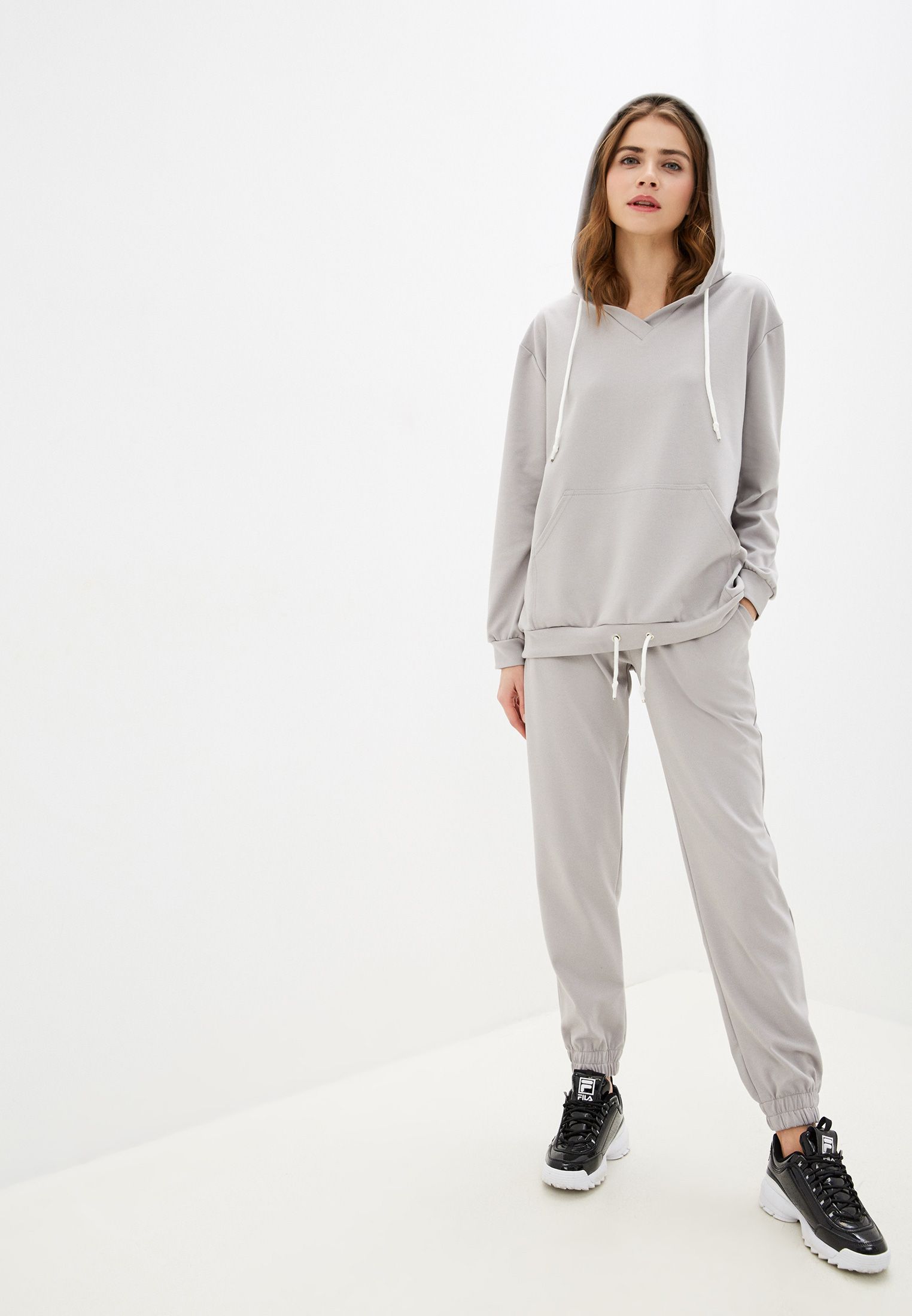 

Костюм женский MALAEVA Z-SS012-55 серый S/M, Z-SS012-55
