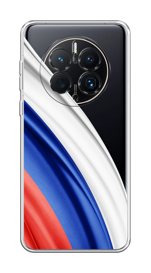 

Чехол на Huawei Mate 50 Pro "Флаг России уголок", Белый;синий;красный;прозрачный, 6109950-1