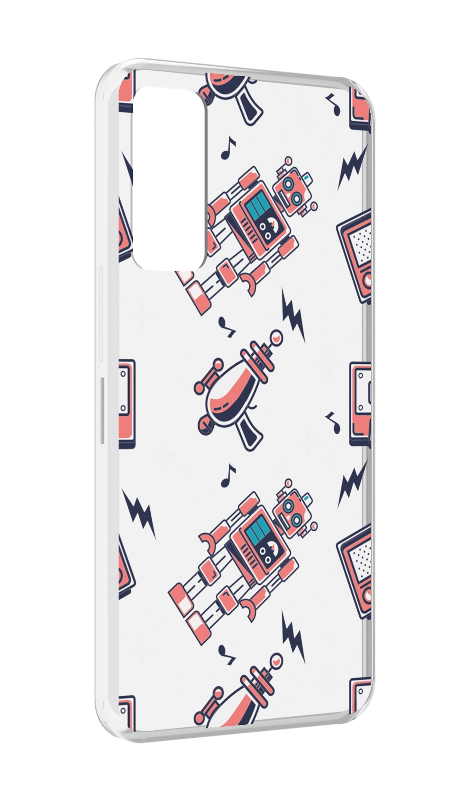 

Чехол MyPads мини-роботы для TCL 30 / TCL 30 5G / TCL 30+ plus, Прозрачный, Tocco
