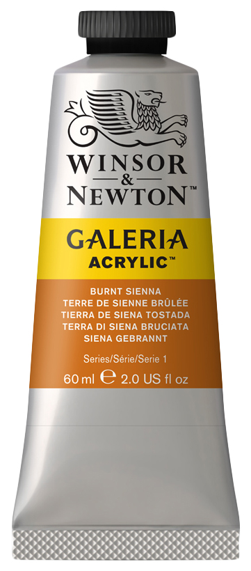 фото Краска акриловая winsor&newton galeria 60 мл сиена жженая