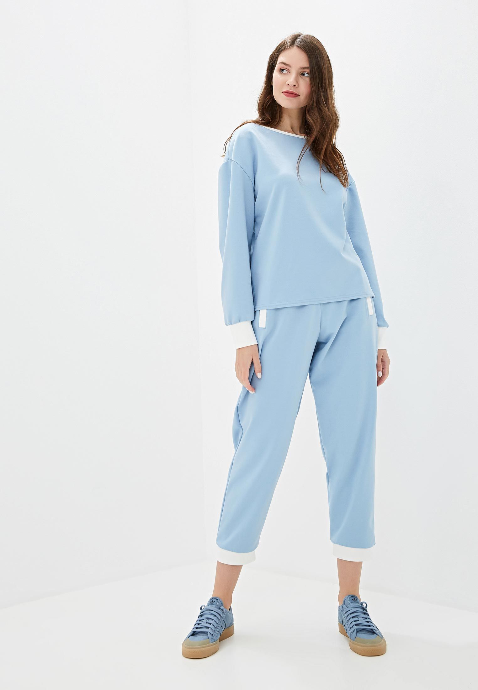

Костюм женский MALAEVA Z-SS014-15 голубой S/M, Z-SS014-15