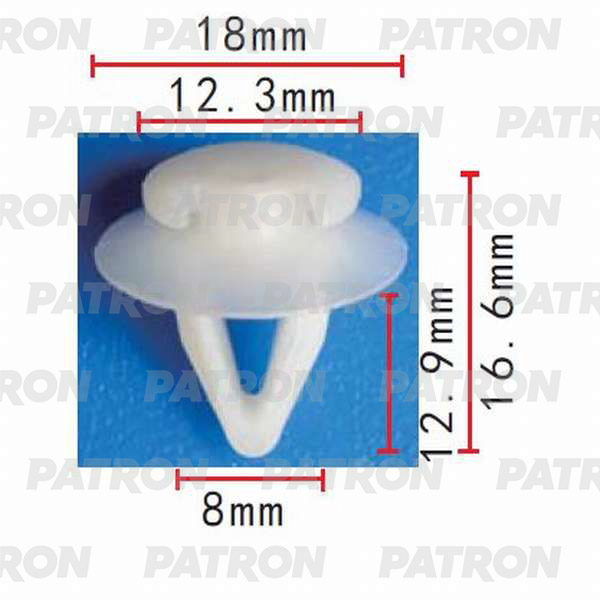 

Клипса Автомобильная PATRON P370250