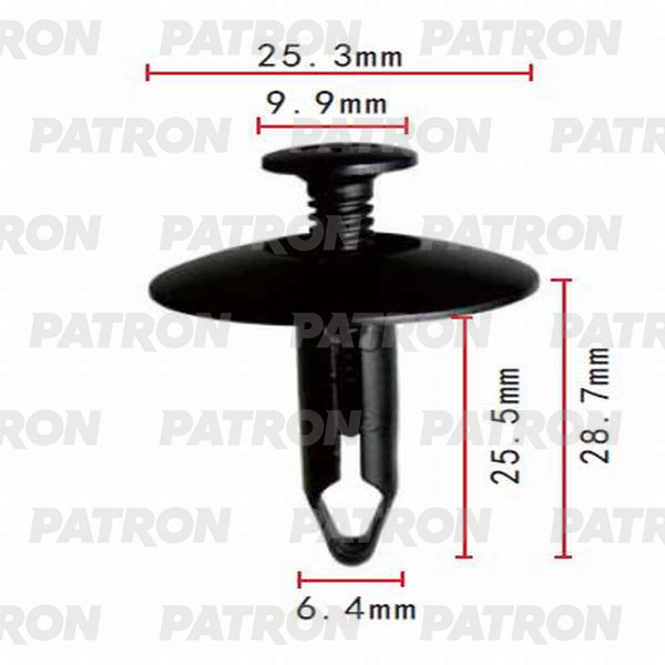 

Клипса Автомобильная PATRON P370373