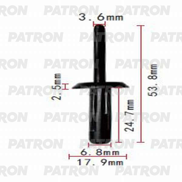 

Клипса Пластмассовая Gм Применяемость: Заклёпка Пластиковая PATRON p370441