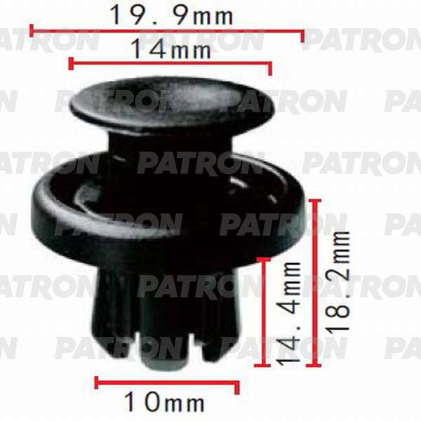 

Клипса Автомобильная PATRON P370499