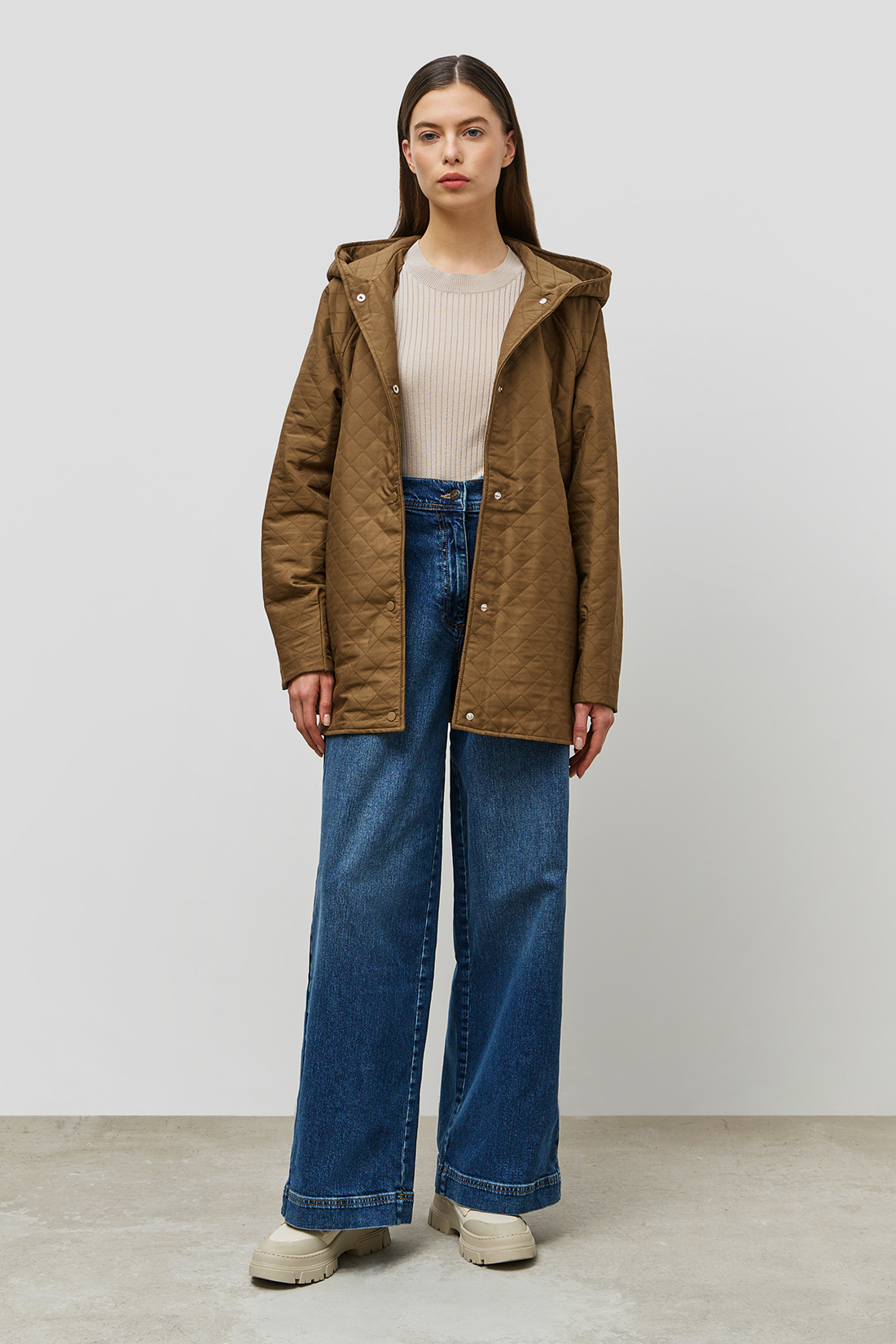 Куртка женская Baon B1023021 коричневая M