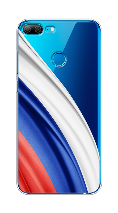 

Чехол на Honor 9 Lite "Флаг России уголок", Белый;синий;красный;прозрачный, 64250-1