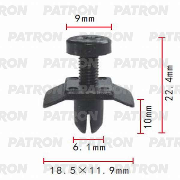 

Клипса Пластмассовая PATRON p370413