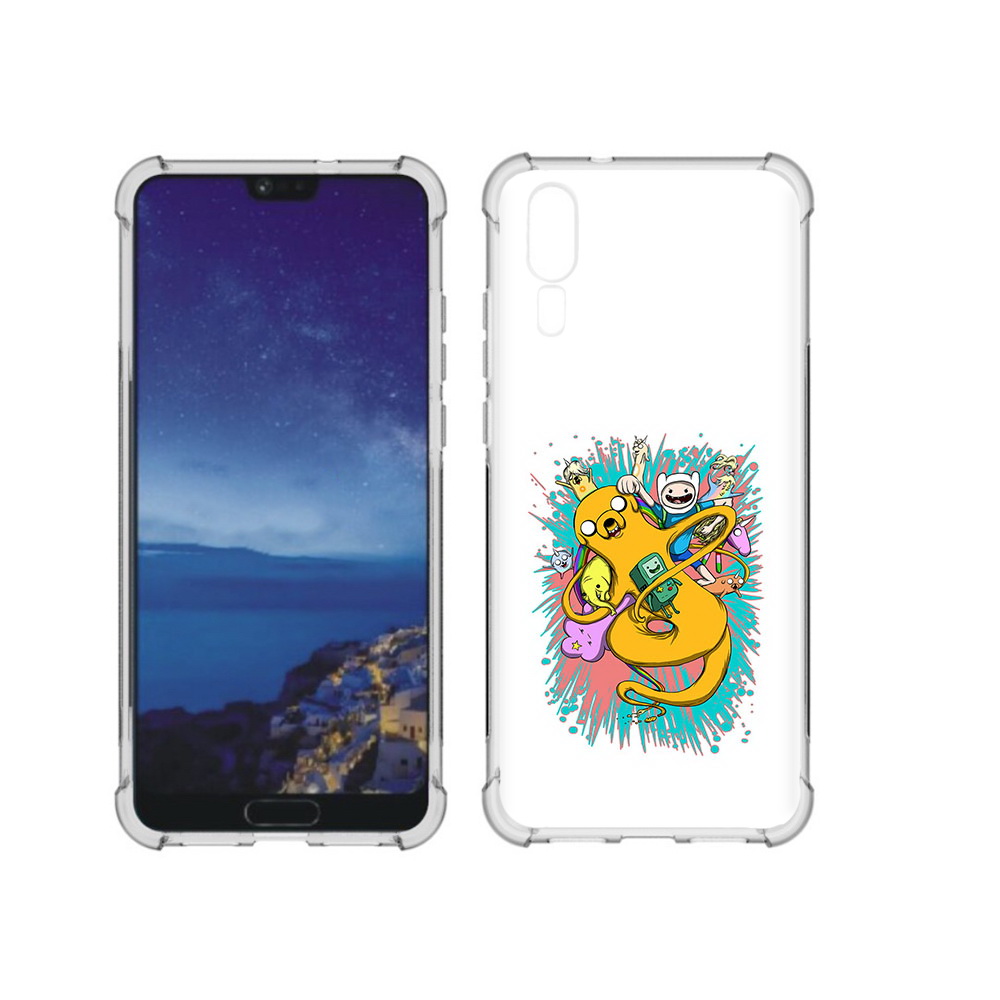 

Чехол MyPads Tocco для Huawei P20 время приключений рисунок (PT108006.52.276), Прозрачный, Tocco