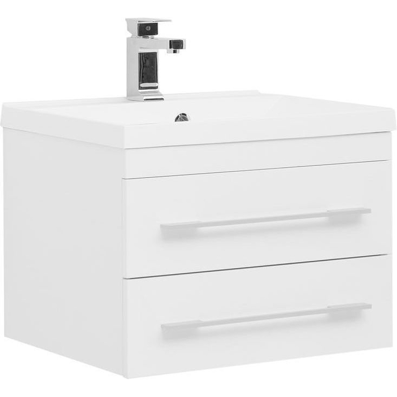 

Тумба с раковиной Aquanet Нота 58 287706 подвесная Белая