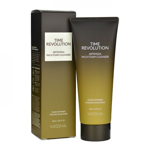 

Missha Missha Антивозрастная маска-пенка для умывания Time Revolution Artemisia Pack 30 мл, Missha Антивозрастная маска-пенка для умывания Time Revolution Artemisia Pack Foam Cleanser, 30 мл