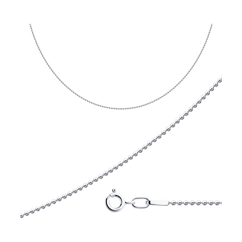 

Цепочка из серебра 50 см SOKOLOV 94074645, 94074645