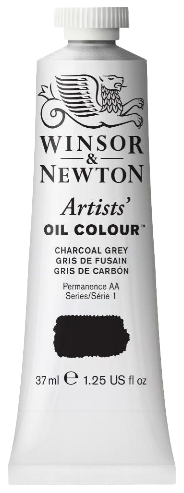 фото Масляная краска winsor&newton artists 37 мл 142 темно-серый