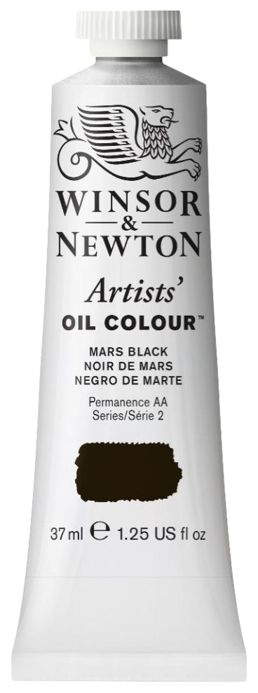 фото Масляная краска winsor&newton artists 37 мл 386 черный марс