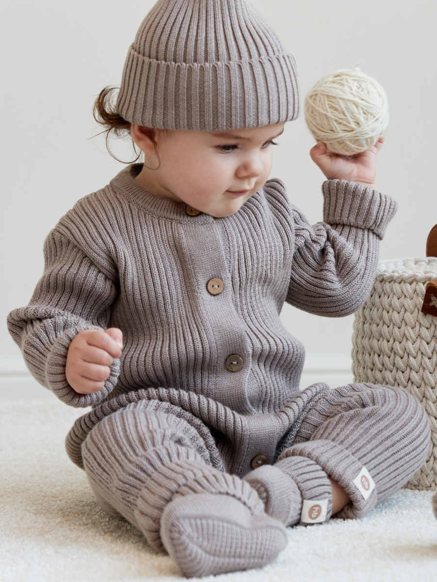 

Комбинезон детский Happy Baby 88518, серый, 56, 88518