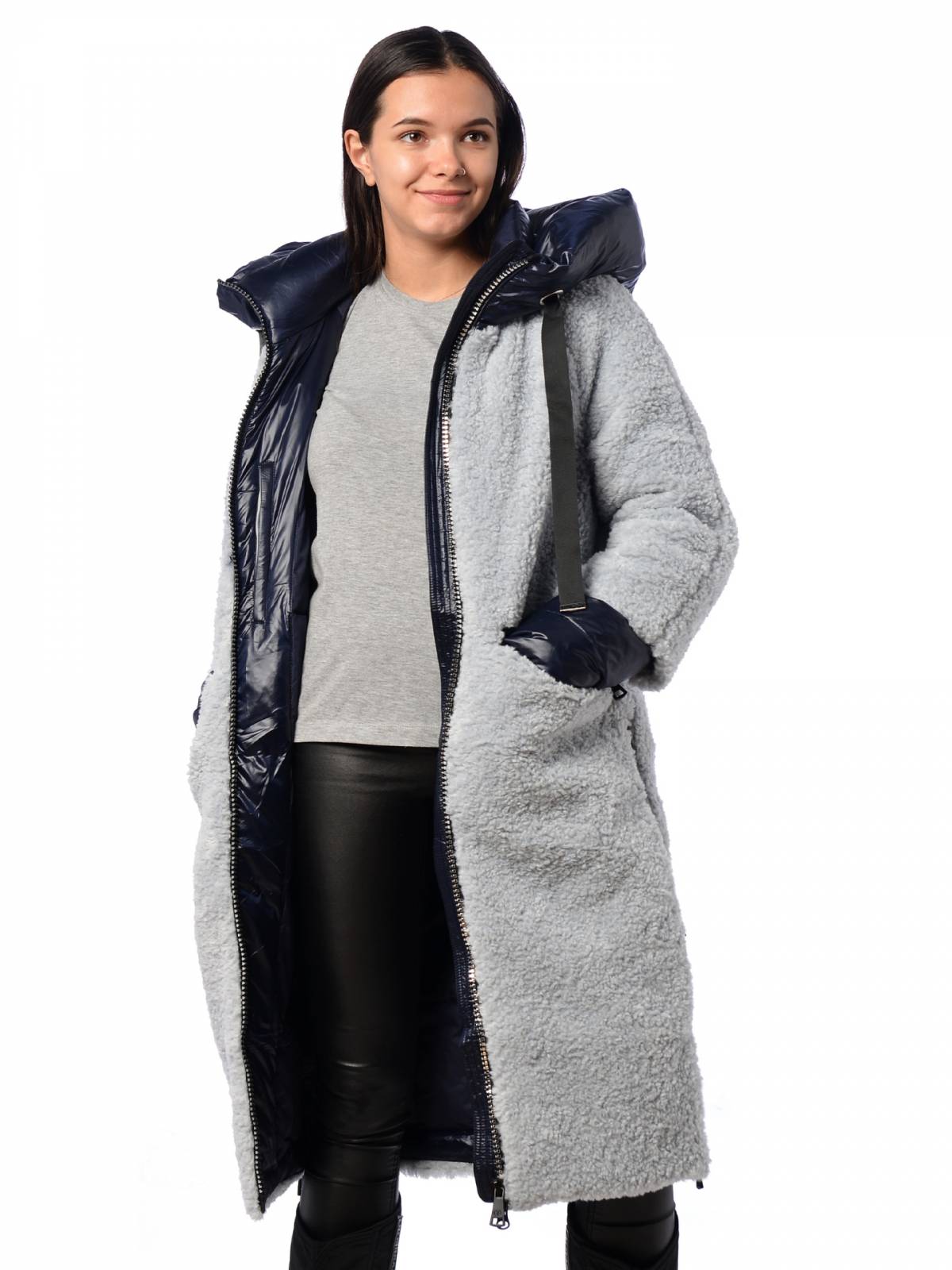 

Куртка женская EVACANA 3984 голубая 42 RU, Голубой, 3984
