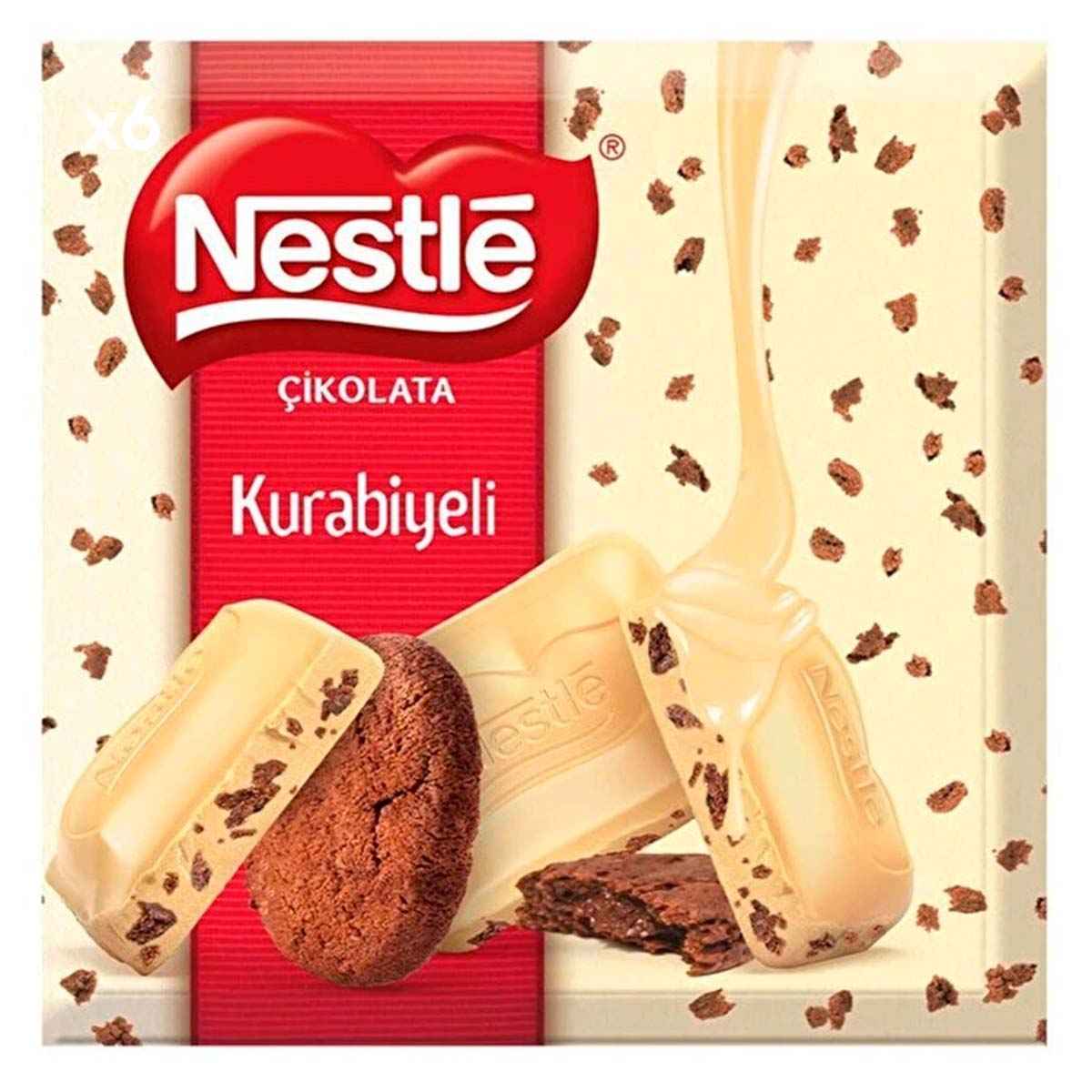 Шоколад Nestle белый с печеньем 60 г