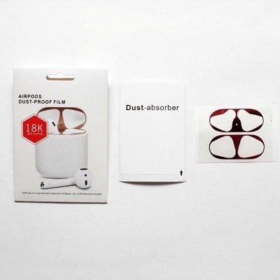 Защитная пленка для Airpods красная