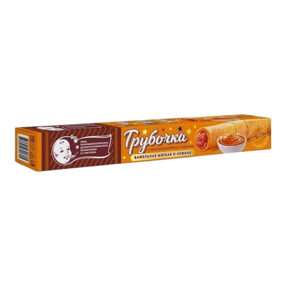 

Трубочка вафельная ЗГДиОП им.В.П.Пастухова с вареной сгущенкой 30 г