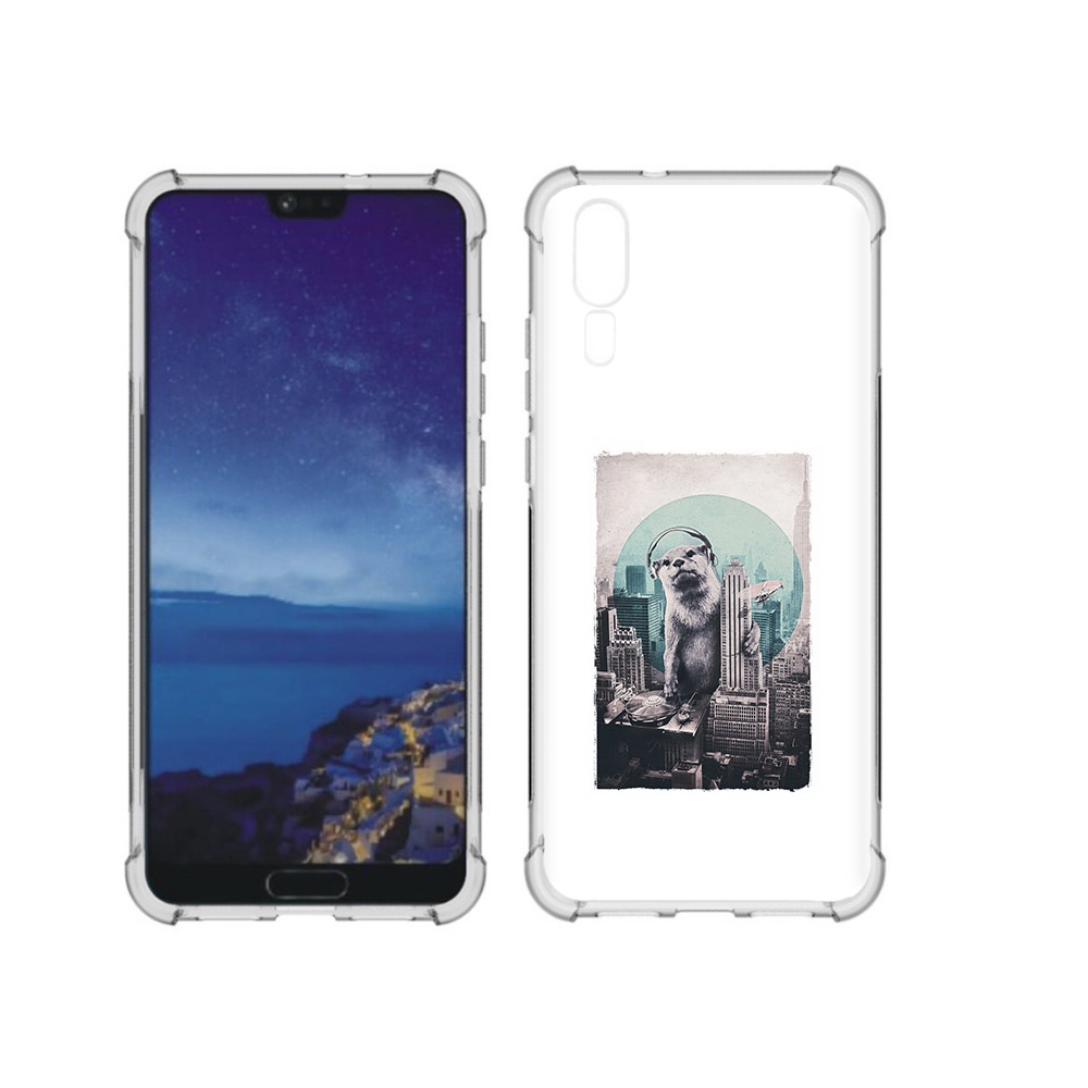 

Чехол MyPads Tocco для Huawei P20 выдра в городе (PT108006.52.283), Прозрачный, Tocco