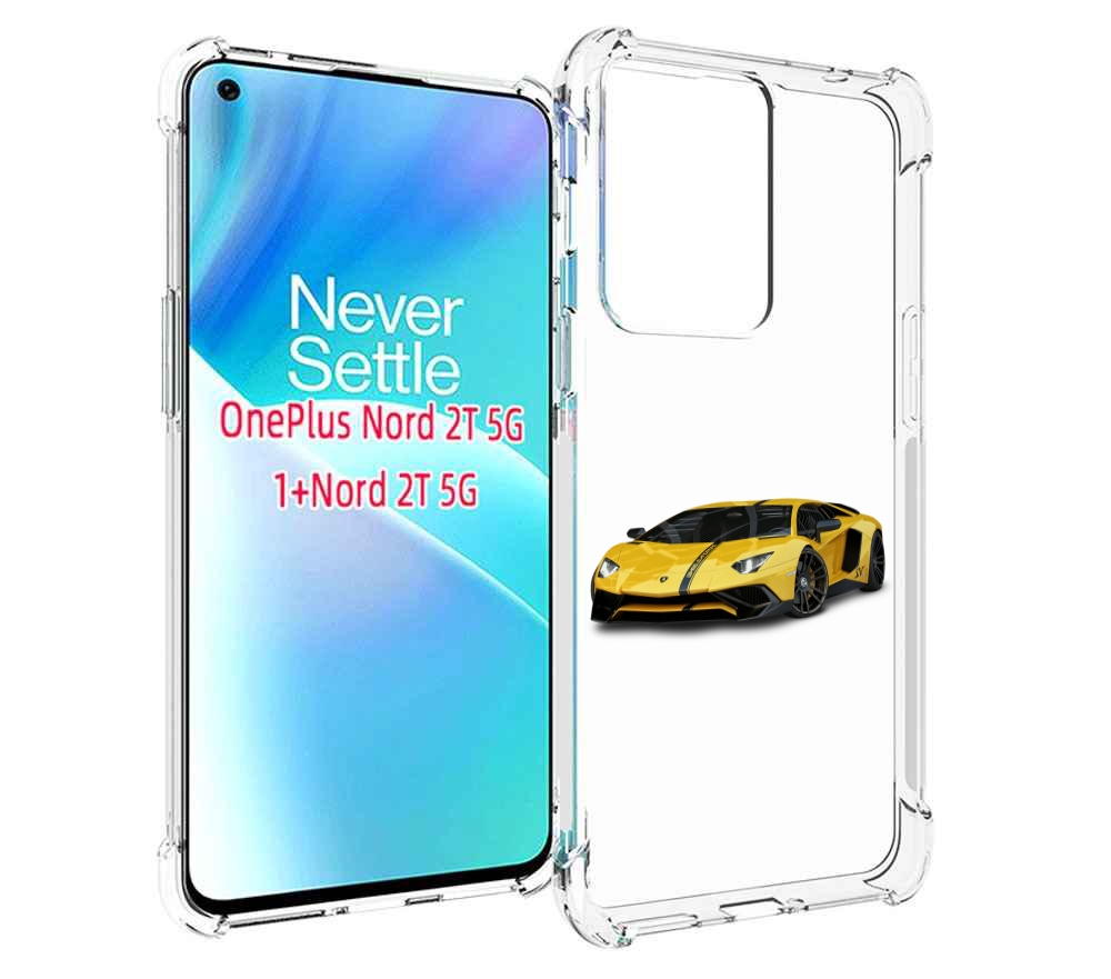

Чехол MyPads Ламбо мужской для OnePlus Nord 2T, Прозрачный, Tocco