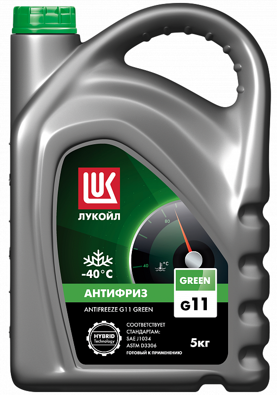 Антифриз LUKOIL 227386 G11, зеленый