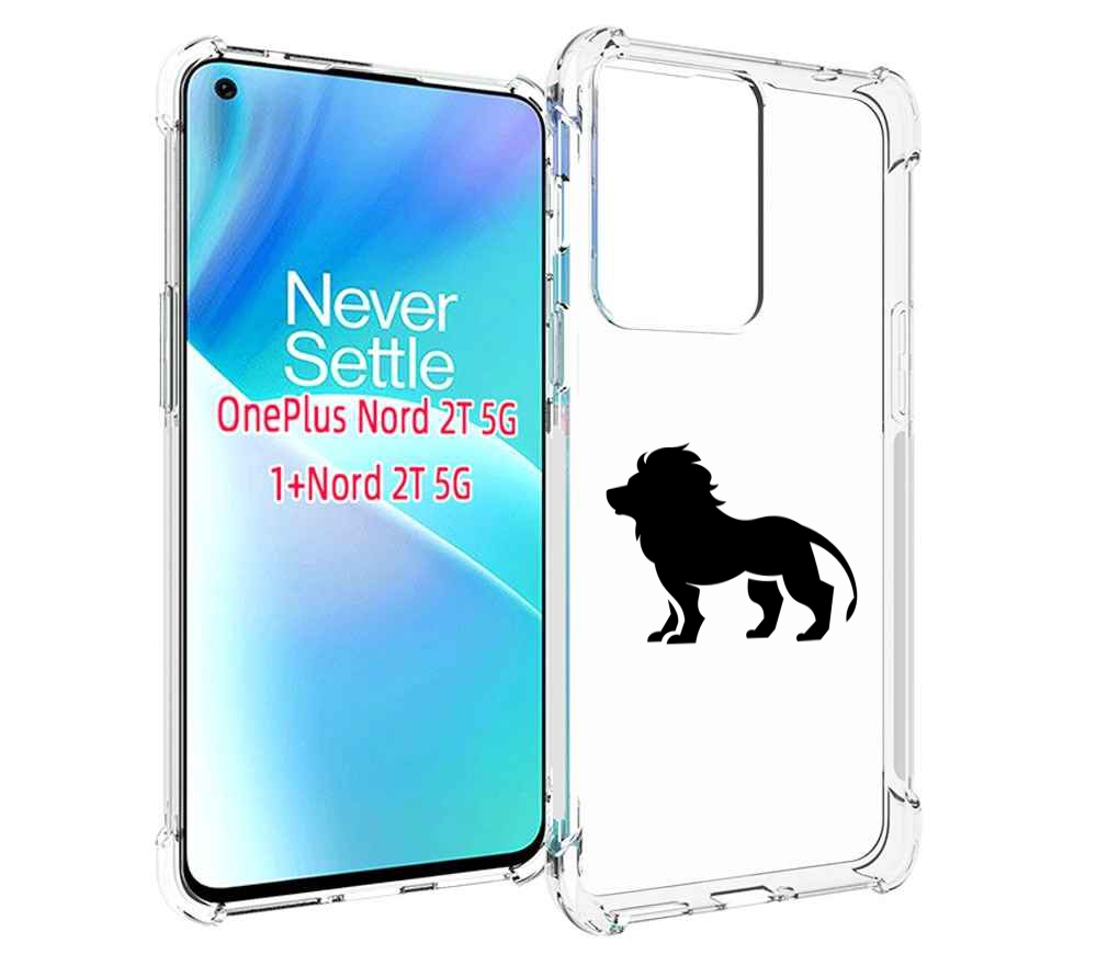 

Чехол MyPads Лев для OnePlus Nord 2T, Прозрачный, Tocco