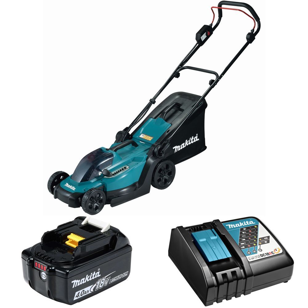 

Газонокосилка аккумуляторная, Makita DLM330RM 18В - 33см, акк 4Ач и з/у, DLM330RM