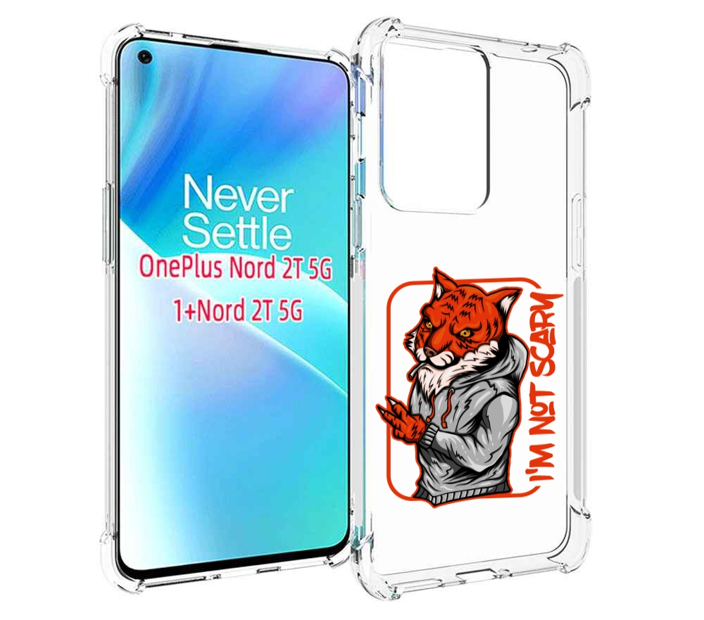 

Чехол MyPads Лис для OnePlus Nord 2T, Прозрачный, Tocco