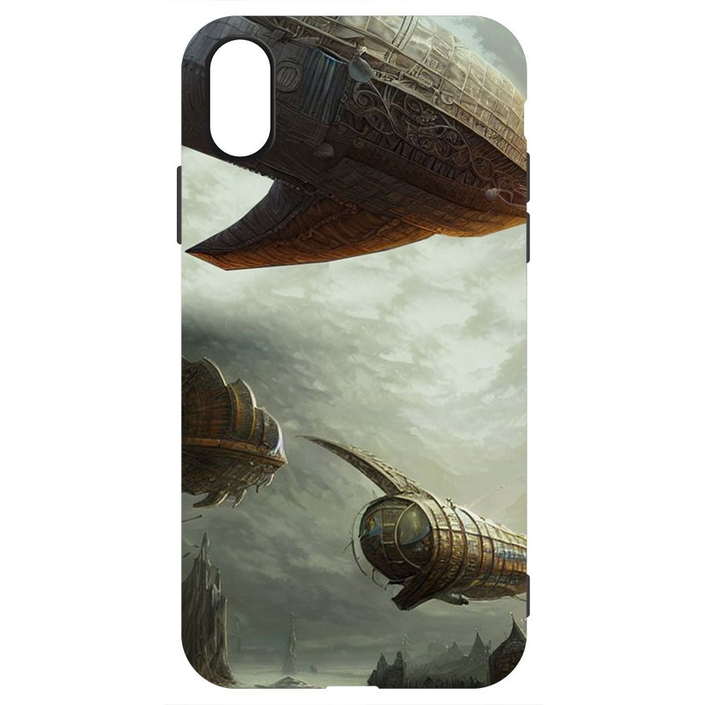 

Чехол-накладка Софт Воздушный стимпанк для iPhone XS