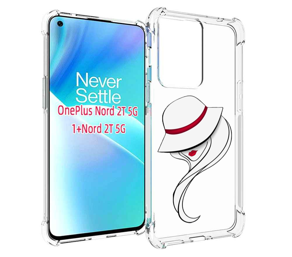

Чехол MyPads Лого женский для OnePlus Nord 2T, Прозрачный, Tocco