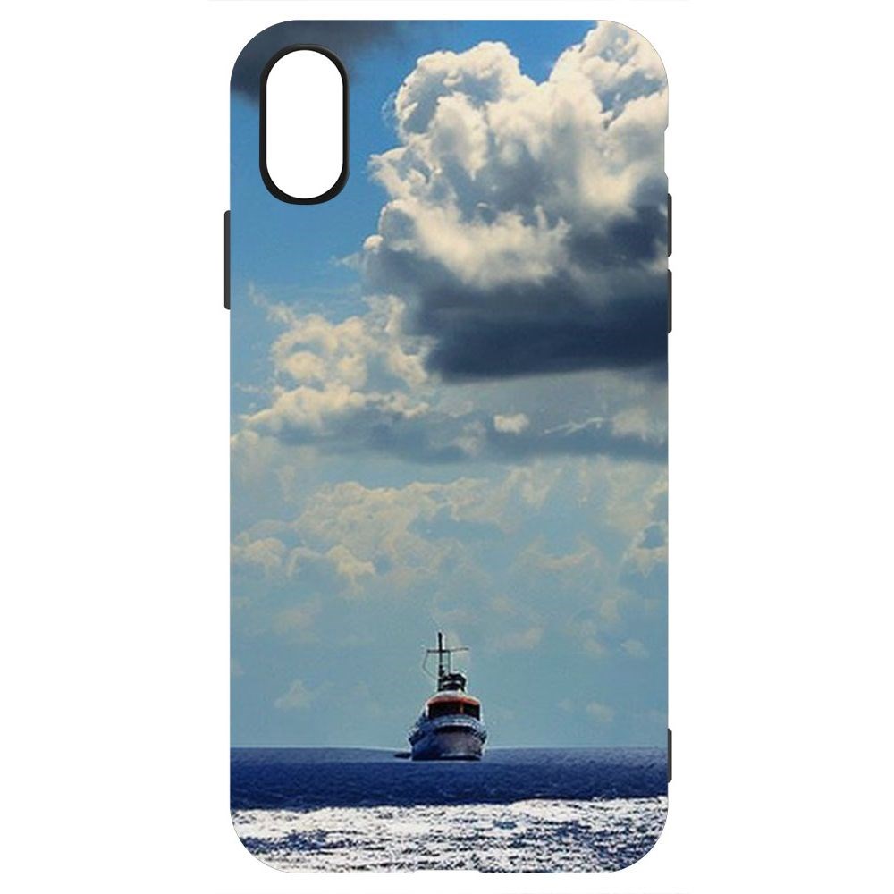 

Чехол-накладка Софт Море для iPhone XS, Черный