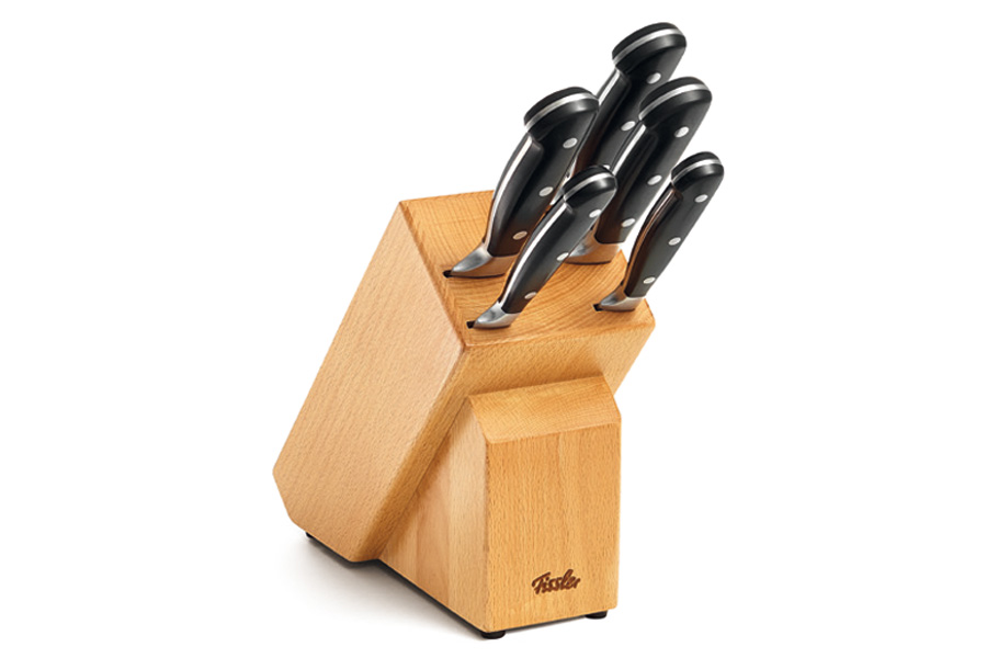

Набор ножей Fissler Alaska 6 предметов 9см, 13см, 20см, сталь, подставка, дерево 8831206_