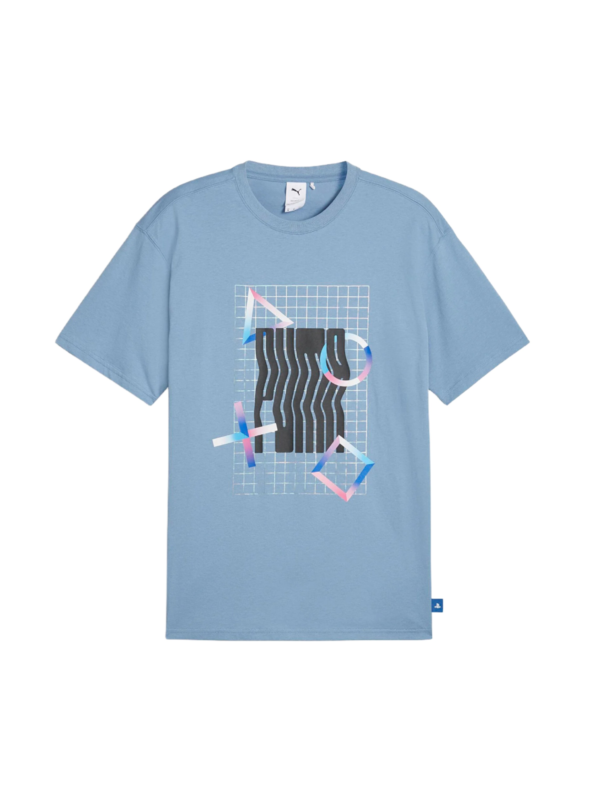 Футболка мужская PUMA Puma X Playstation Elevated Tee голубая S