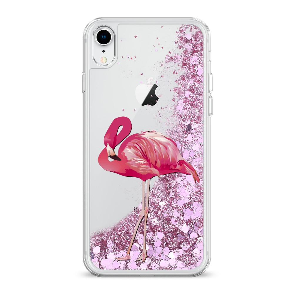 

Чехол Awog на Apple iPhone XR (10R) / Айфон XR (10R) "Застенчивый фламинго", 12094-1