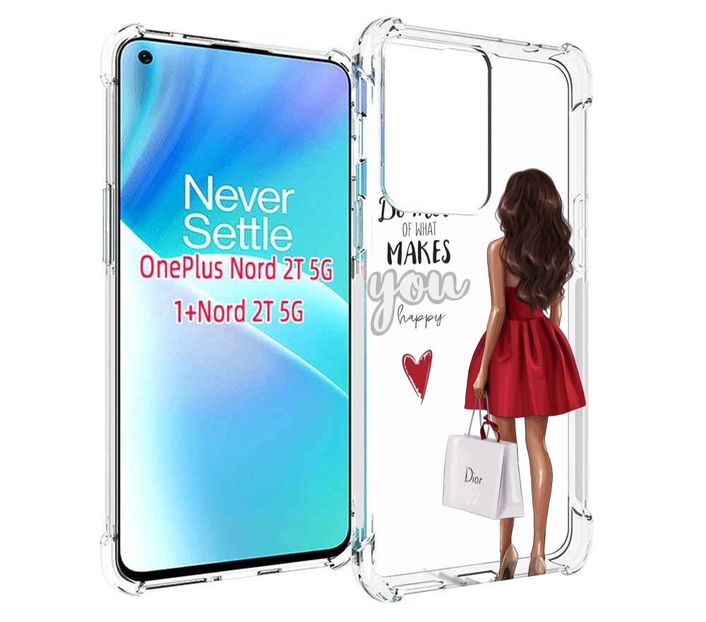 

Чехол MyPads Маленькие-радости женский для OnePlus Nord 2T, Прозрачный, Tocco