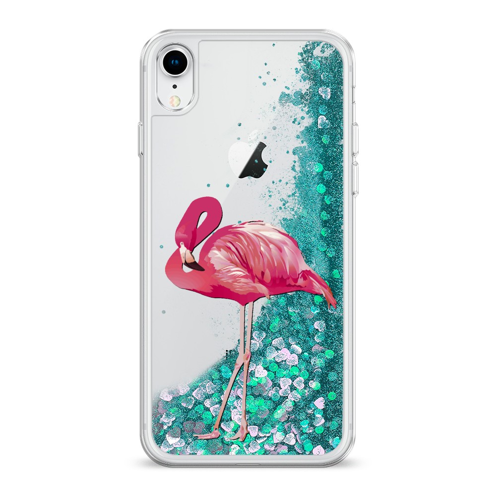 

Чехол Awog на Apple iPhone XR (10R) / Айфон XR (10R) "Застенчивый фламинго", Разноцветный, 12095-1